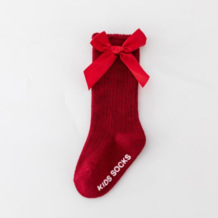 red stripped socks